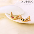 Dedo de moda 11143 xuping 18k anillos de deshierbe de oro con piedra